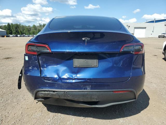 5YJYGDEE3MF301573 - 2021 TESLA MODEL Y ლურჯი ფოტო 6