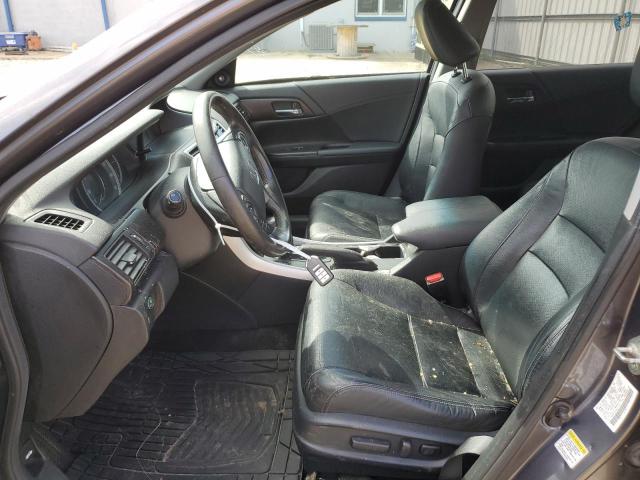 1HGCR3F84DA011795 - 2013 HONDA ACCORD EXL GRAY photo 7