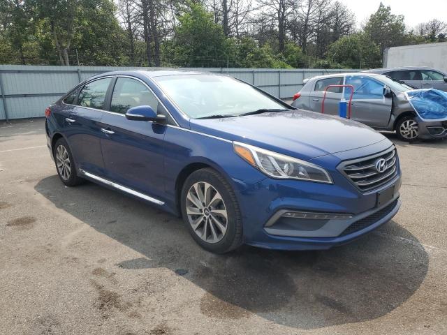 5NPE34AF5HH577676 - 2017 HYUNDAI SONATA SPORT BLUE photo 4