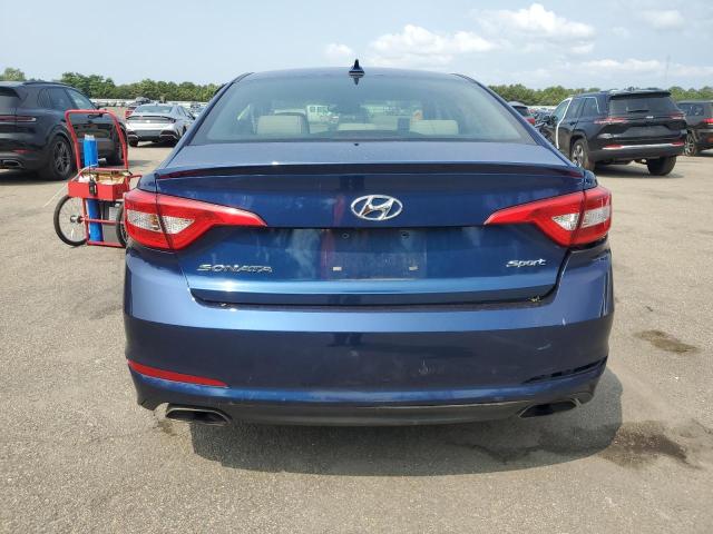 5NPE34AF5HH577676 - 2017 HYUNDAI SONATA SPORT BLUE photo 6