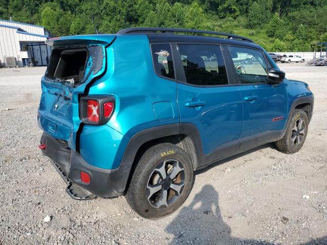 ZACNJDC15NPN89818 - 2022 JEEP RENEGADE TRAILHAWK BLUE photo 3