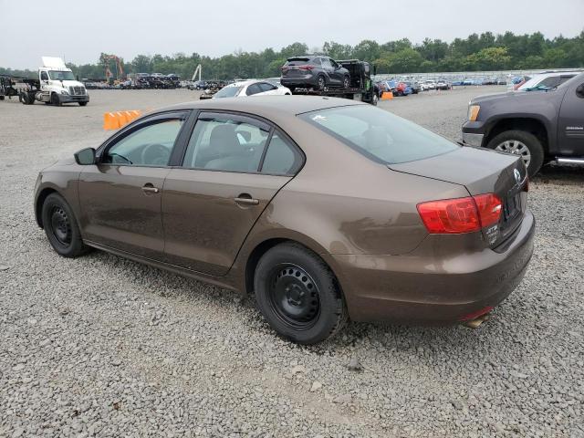 3VW2K7AJ0EM251105 - 2014 VOLKSWAGEN JETTA BASE BROWN photo 2