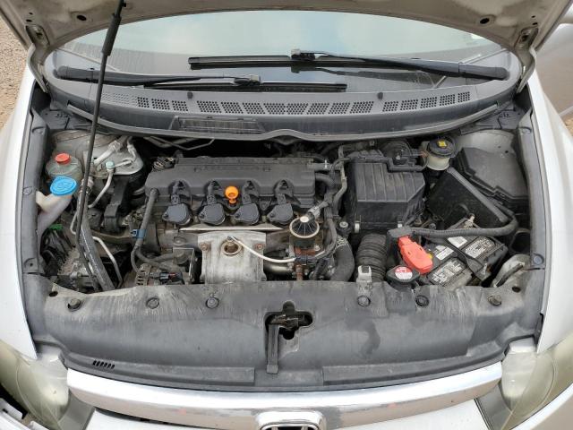 1HGFA16568L065205 - 2008 HONDA CIVIC LX ვერცხლისფერი ფოტო 11