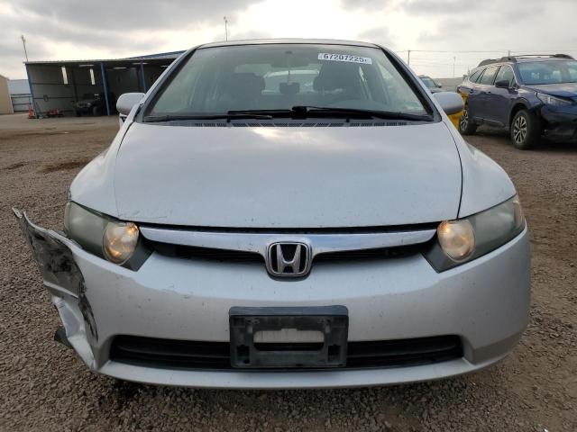 1HGFA16568L065205 - 2008 HONDA CIVIC LX ვერცხლისფერი ფოტო 5