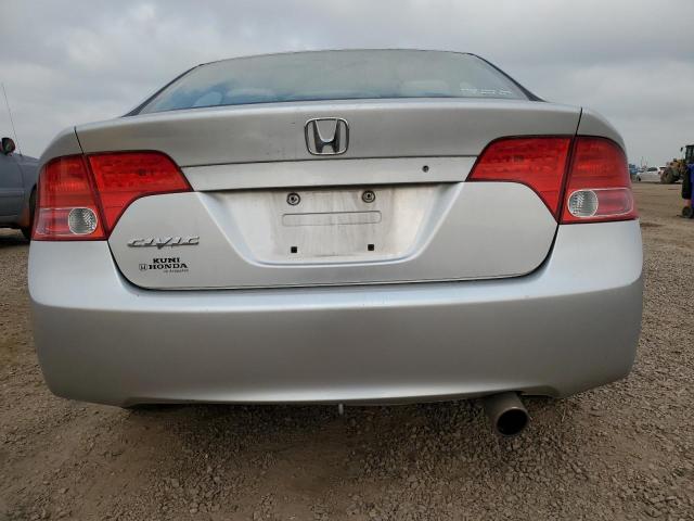 1HGFA16568L065205 - 2008 HONDA CIVIC LX ვერცხლისფერი ფოტო 6
