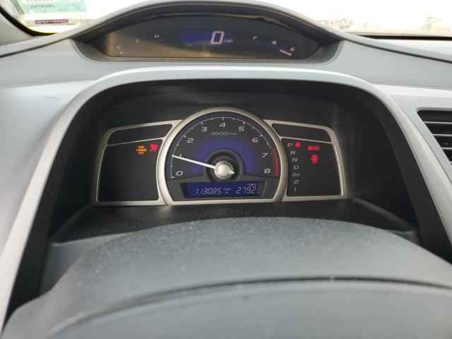 1HGFA16568L065205 - 2008 HONDA CIVIC LX ვერცხლისფერი ფოტო 9