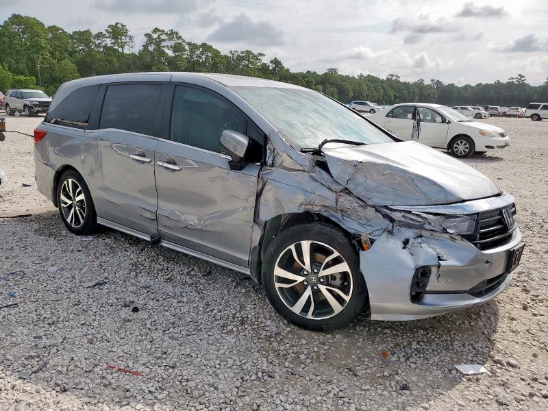 5FNRL6H89RB030298 - 2024 HONDA ODYSSEY TOURING SILVER photo 4