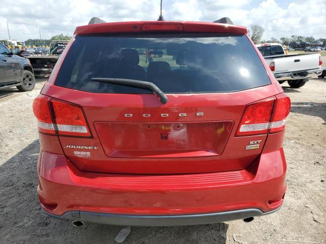 3C4PDCBGXFT653848 - 2015 DODGE JOURNEY SXT RED photo 6