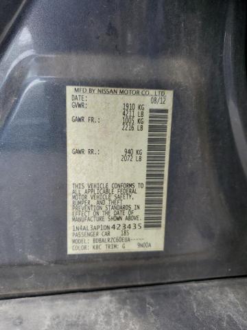 1N4AL3AP1DN423435 - 2013 NISSAN ALTIMA 2.5 灰色 照片 13