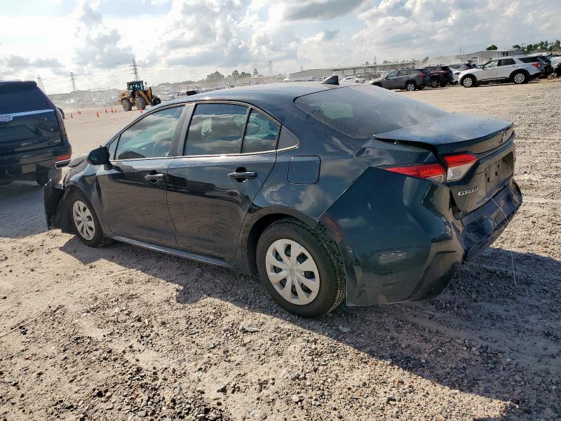 5YFDPMAE1NP375052 - 2022 TOYOTA COROLLA L BLACK photo 2