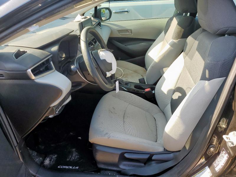 5YFDPMAE1NP375052 - 2022 TOYOTA COROLLA L BLACK photo 7