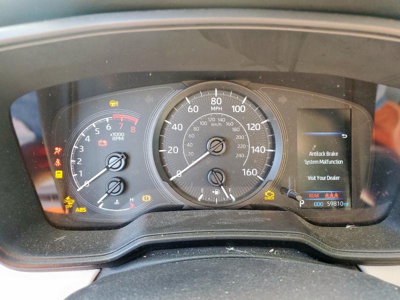 5YFDPMAE1NP375052 - 2022 TOYOTA COROLLA L BLACK photo 9