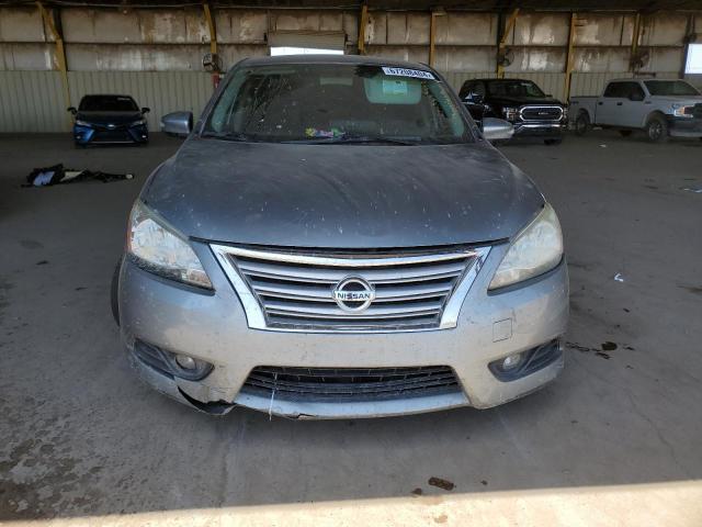 3N1AB7AP7DL693311 - 2013 NISSAN SENTRA S GRAY photo 5