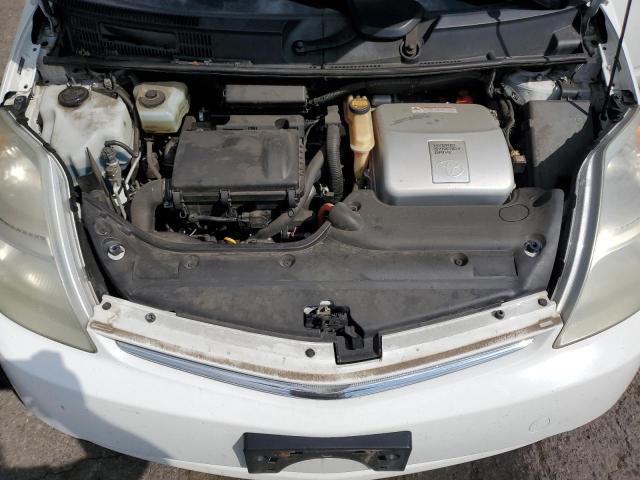 JTDKB20U597867769 - 2009 TOYOTA PRIUS WHITE photo 11