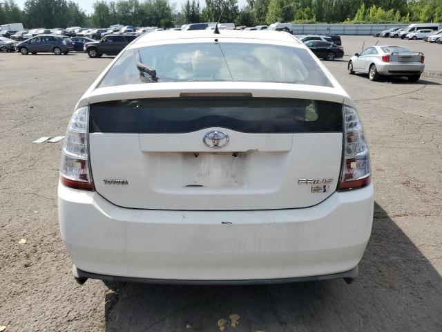 JTDKB20U597867769 - 2009 TOYOTA PRIUS WHITE photo 6