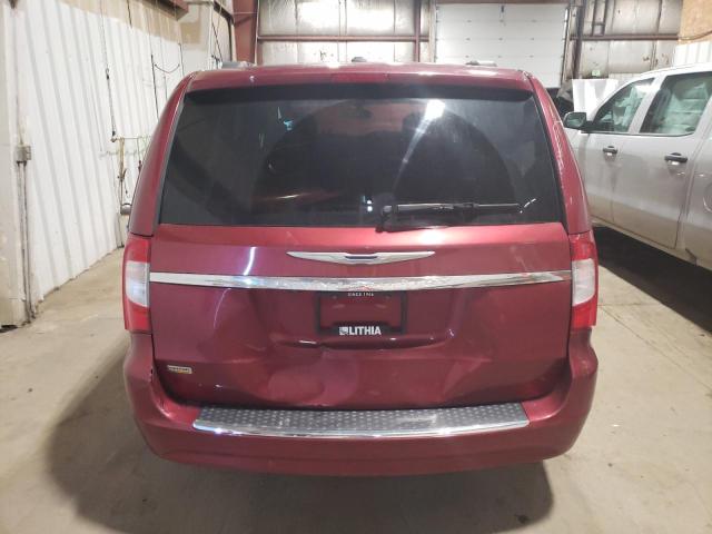 2C4RC1BG4FR707311 - 2015 CHRYSLER TOWN & COU TOURING ბურგუნდია ფოტო 6