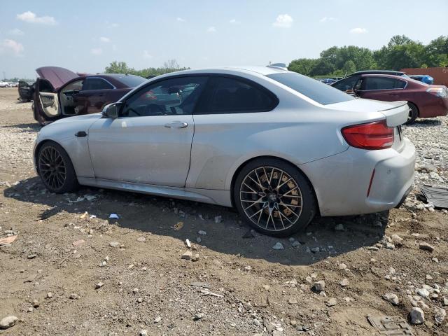 WBS2U7C57K7D14697 - 2019 BMW M2 COMPETITION Сріблястий фото 2