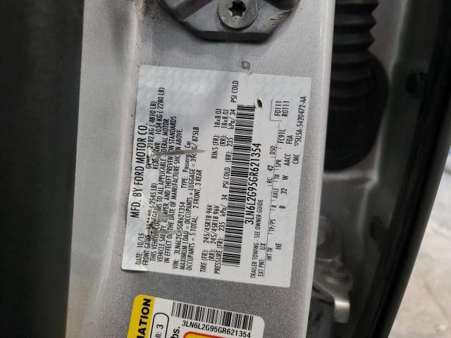 3LN6L2G95GR621354 - 2016 LINCOLN MKZ 银色 照片 12