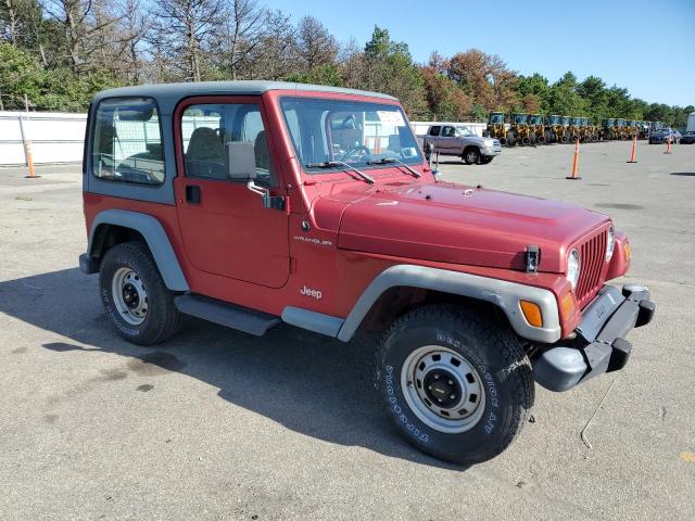 1J4FY29P4WP793215 - 1998 JEEP WRANGLER / SE RED photo 4