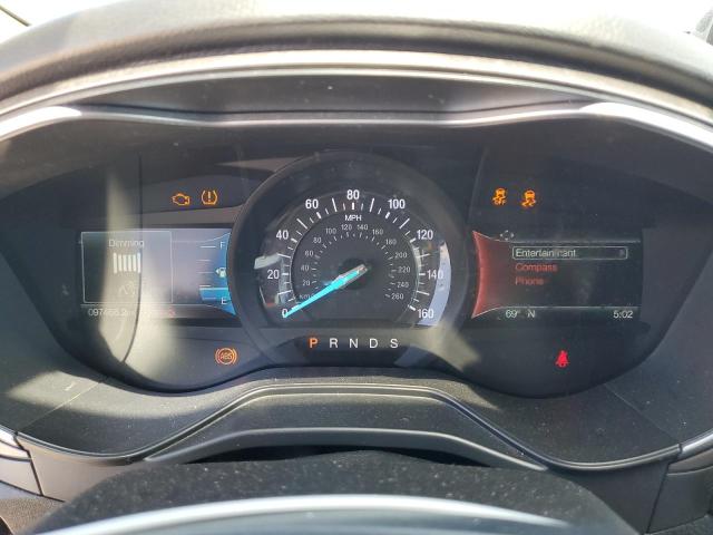 3FA6P0CD3KR238163 - 2019 FORD FUSION SEL SILVER photo 9