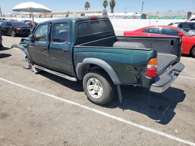 5TEGN92N32Z092401 - 2002 TOYOTA TACOMA DOUBLE CAB PRERUNNER GREEN photo 2