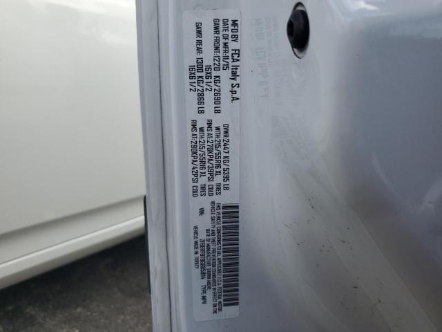 ZFBERFBT9G6B58114 - 2016 RAM PROMASTER SLT WHITE photo 12