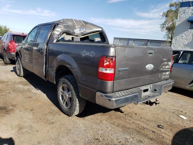 1FTPW14V56KD71421 - 2006 FORD F150 4X4 SUPERCREW GRAY photo 2