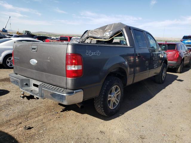 1FTPW14V56KD71421 - 2006 FORD F150 4X4 SUPERCREW GRAY photo 3