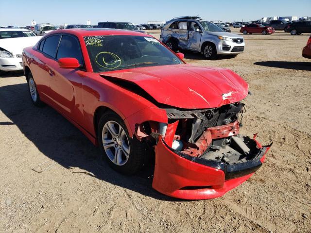 2C3CDXBG5MH510774 - 2021 DODGE CHARGER SXT RED photo 1