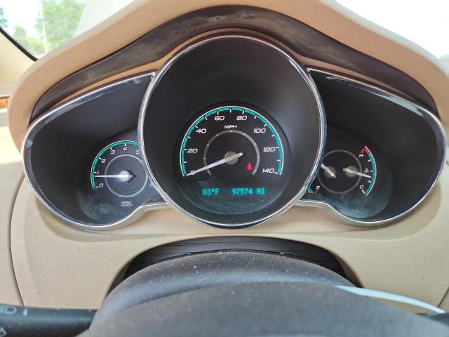 1G1ZE5E06CF340861 - 2012 CHEVROLET MALIBU LTZ Թուխ լուսանկար 9