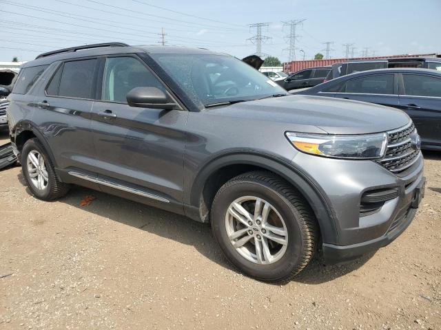 1FMSK8DH0NGC16703 - 2022 FORD EXPLORER XLT GRAY photo 4