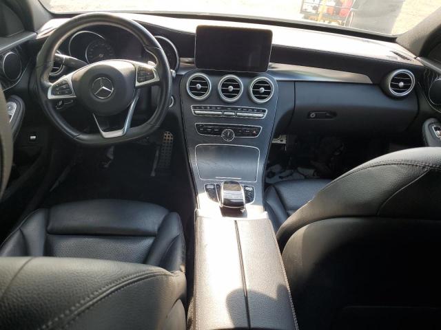 55SWF4KB8FU053553 - 2015 MERCEDES-BENZ C 300 4MATIC WHITE photo 8