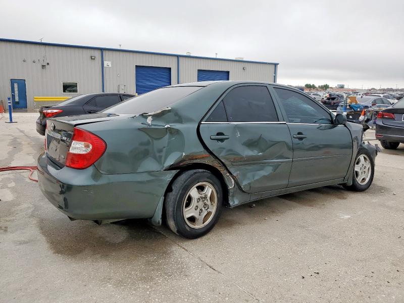 4T1BF32K12U501560 - 2002 TOYOTA CAMRY LE GREEN photo 3