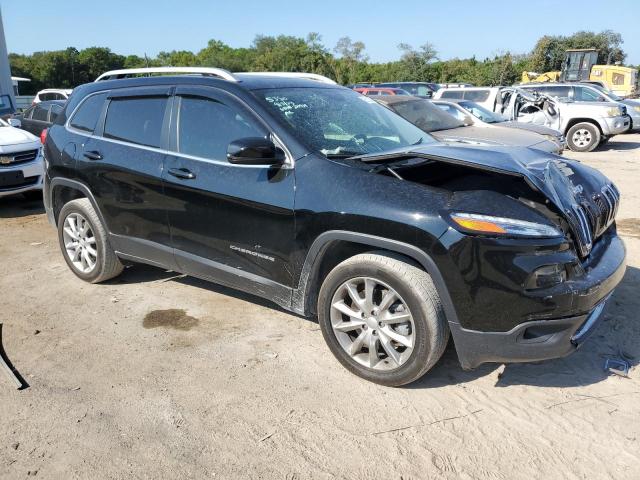 1C4PJLDS5HD221929 - 2017 JEEP CHEROKEE LIMITED BLACK photo 4