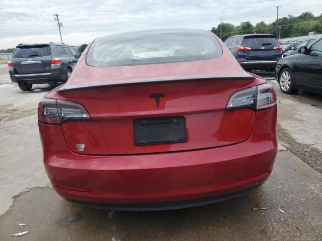 5YJ3E1EA1MF017256 - 2021 TESLA MODEL 3 BURGUNDY photo 6