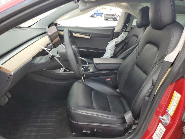 5YJ3E1EA1MF017256 - 2021 TESLA MODEL 3 BURGUNDY photo 7