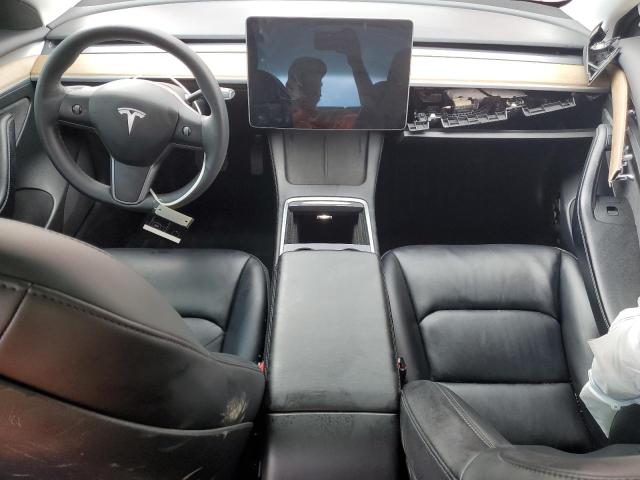 5YJ3E1EA1MF017256 - 2021 TESLA MODEL 3 BURGUNDY photo 8