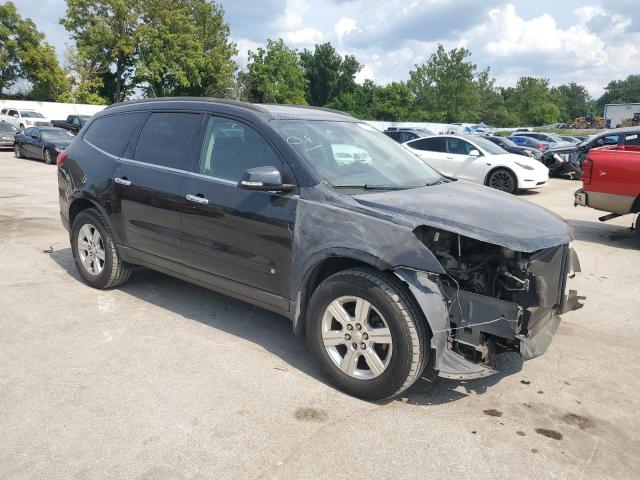 1GNLVFED6AS148504 - 2010 CHEVROLET TRAVERSE LT BLACK photo 4