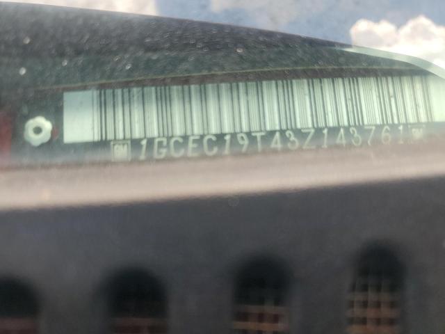 1GCEC19T43Z143761 - 2003 CHEVROLET SILVERADO C1500 Qırmızı foto 12