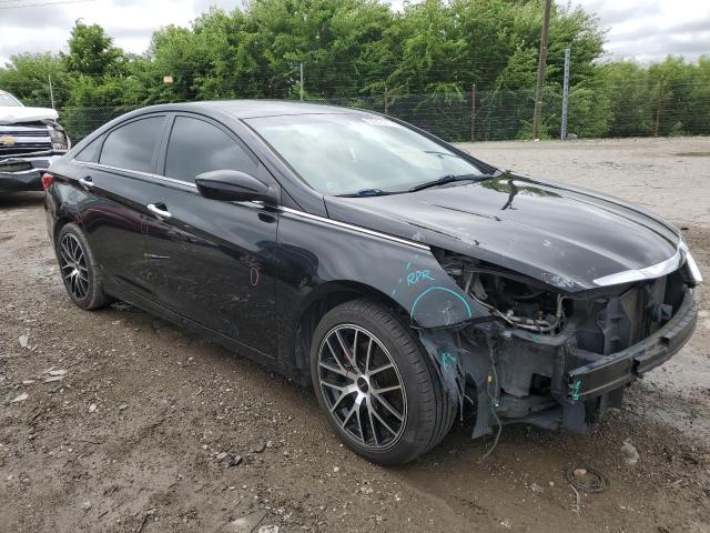 5NPEC4ACXBH090065 - 2011 HYUNDAI SONATA SE BLACK photo 4