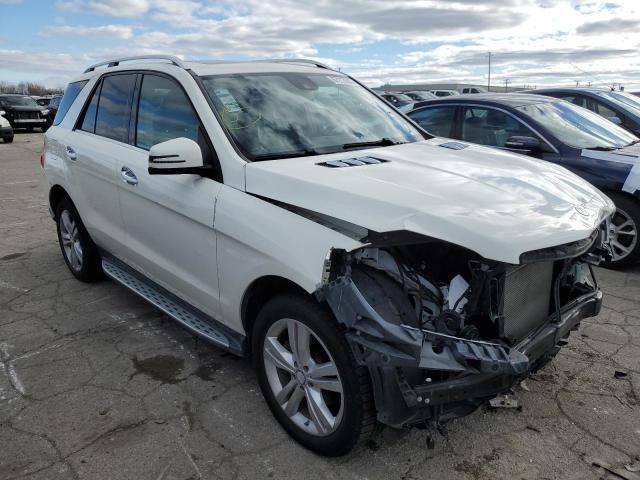 4JGDA5HB4DA243386 - 2013 MERCEDES-BENZ ML 350 4MATIC WHITE photo 1