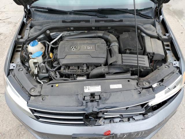 3VWD07AJ3FM401336 - 2015 VOLKSWAGEN JETTA SE GRAY photo 11