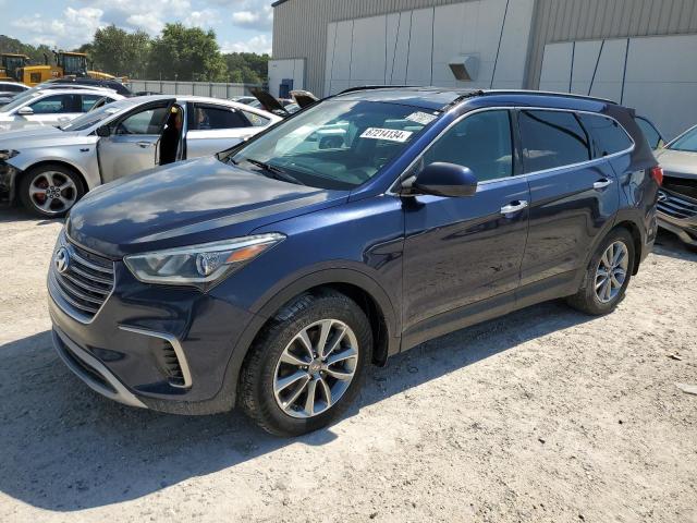 KM8SM4HF8JU289339 - 2018 HYUNDAI SANTA FE SE BLUE photo 1