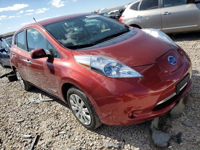 1N4AZ0CP6DC420939 - 2013 NISSAN LEAF S BURGUNDY photo 4