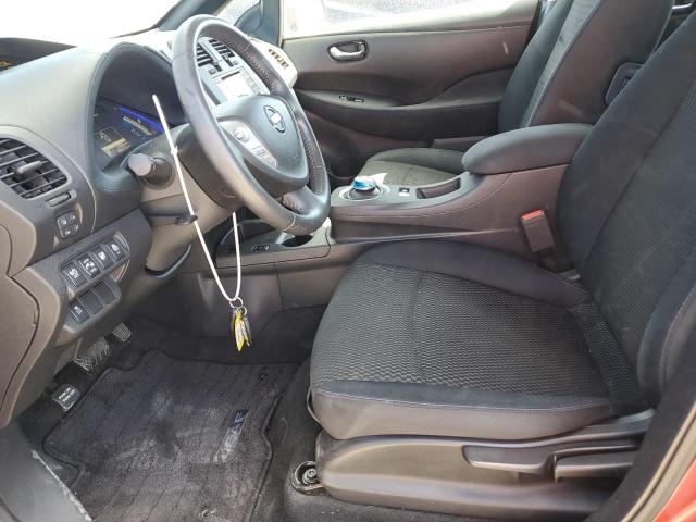 1N4AZ0CP6DC420939 - 2013 NISSAN LEAF S BURGUNDY photo 7