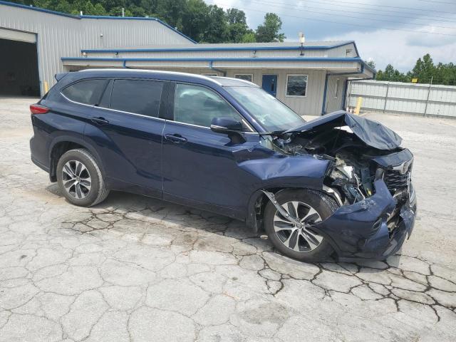 5TDGZRBH1NS589723 - 2022 TOYOTA HIGHLANDER XLE Mavi foto 4