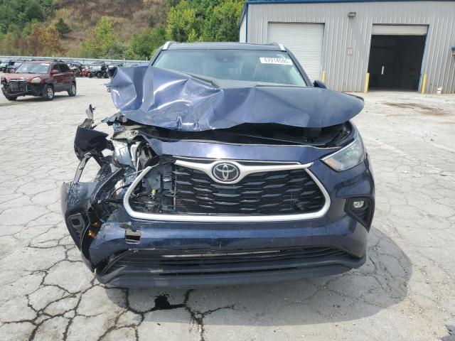 5TDGZRBH1NS589723 - 2022 TOYOTA HIGHLANDER XLE Mavi foto 5