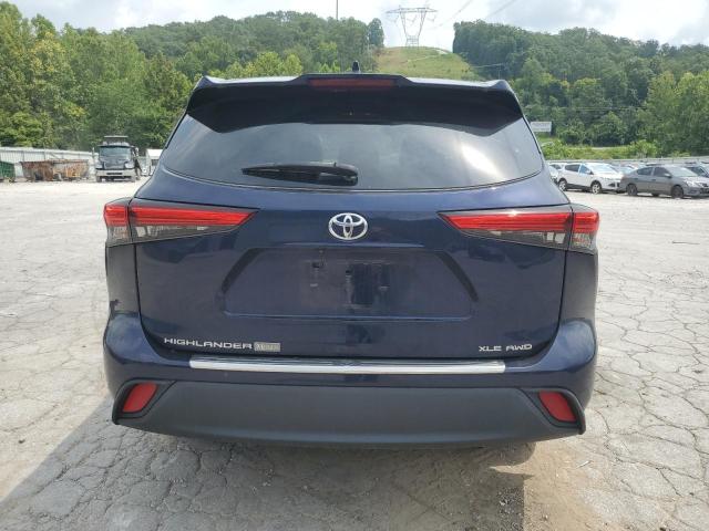 5TDGZRBH1NS589723 - 2022 TOYOTA HIGHLANDER XLE Mavi foto 6