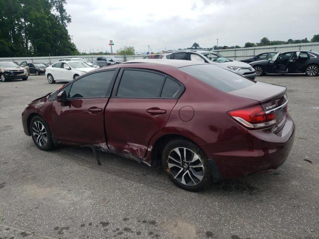 2HGFB2F94DH508657 - 2013 HONDA CIVIC EXL ბურგუნდია ფოტო 2