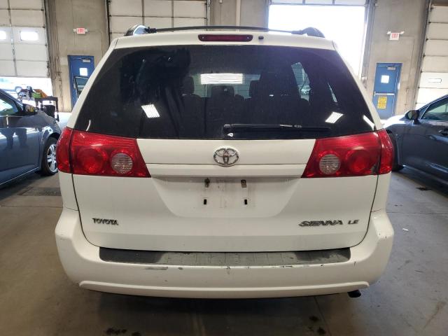 5TDZK23C47S021170 - 2007 TOYOTA SIENNA CE WHITE photo 6